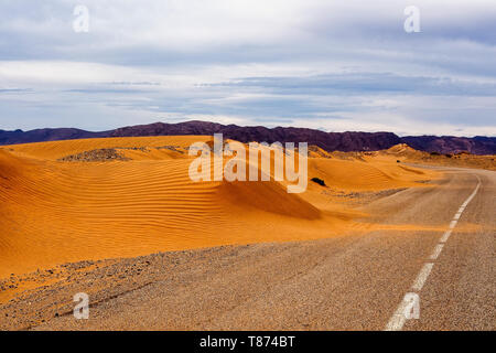 Landschaft der tausend Kasbahs Tal, Marokko in Afrika Stockfoto