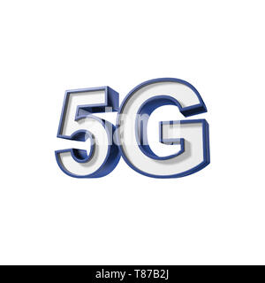 3D-Render 5G symbol Abbildung Stockfoto