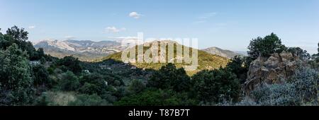 Italien, Sardinien, Nuoro Provinz, Dorgali, Supramonte di Urzulei Stockfoto