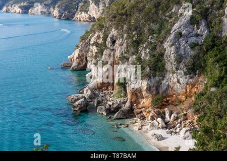 Italien, Sardinien, Provinz Nuoro, Cala Gonone, Cala Fuili Stockfoto