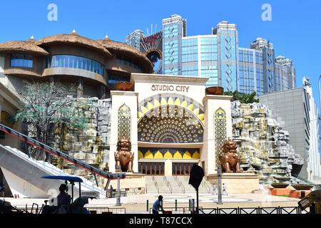 China, Macau, Cotai, Studio City Casino Stockfoto