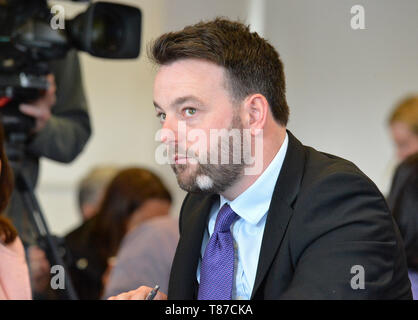 Colum Eastwood MLA, Führer der Sozialdemokratischen und der Labour Party (SDLP) in Nordirland. © George Sweeney/Alamy Stockfoto