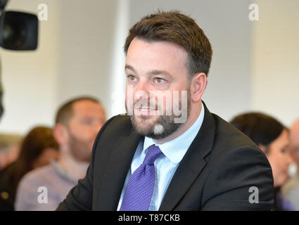 Colum Eastwood MLA, Führer der Sozialdemokratischen und der Labour Party (SDLP) in Nordirland. © George Sweeney/Alamy Stockfoto