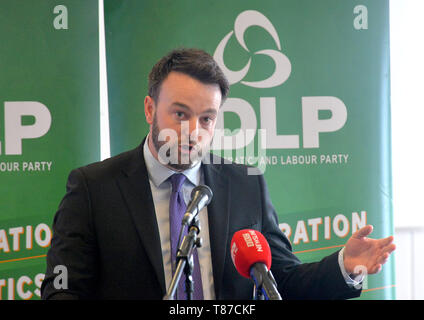 Colum Eastwood MLA, Führer der Sozialdemokratischen und der Labour Party (SDLP) in Nordirland. © George Sweeney/Alamy Stockfoto