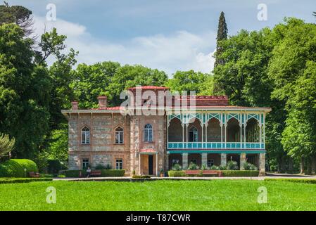 Georgien, Kachetien, Tsinandali, chavchavadze Estate, Weingut und ehemaligen Heimat von Prinz Alexander Chavchavadze, Soldat und Pioneer Winzer Stockfoto