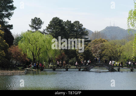 Landschaft am berühmten Hangzhou West Lake Scenic Area, VR China Stockfoto