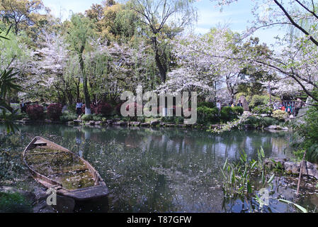 Landschaft am berühmten Hangzhou West Lake Scenic Area, VR China Stockfoto