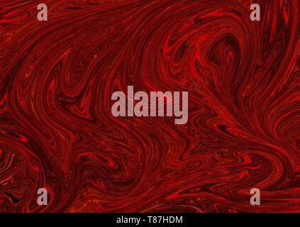 Abstrakte flüssige Textur oder Hintergrund mit mehreren Farben gemischt. Stockfoto