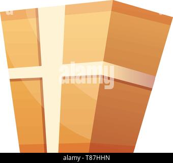 Paketbox Symbol. Cartoon von Paketbox vektor Symbol für Web Design auf weißem Hintergrund Stock Vektor