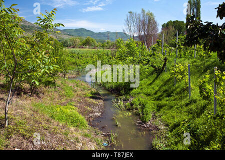 Landschaft Montenegro, Albanien, Bosnien und Herzegowina, Mazedonien, Kroatien Stockfoto