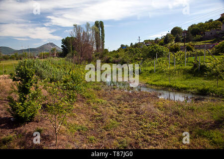 Landschaft Montenegro, Albanien, Bosnien und Herzegowina, Mazedonien, Kroatien Stockfoto