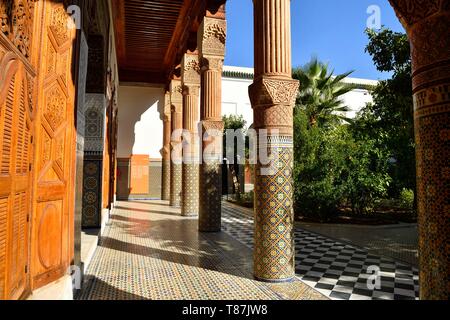 Marokko, Hoher Atlas, Marrakesch, Imperial City, Medina als Weltkulturerbe von der UNESCO, dem Museum von Confluences Dar El Bacha, Hammam aufgeführt Stockfoto