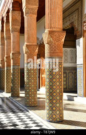 Marokko, Hoher Atlas, Marrakesch, Imperial City, Medina als Weltkulturerbe von der UNESCO, dem Museum von Confluences Dar El Bacha, Hammam aufgeführt Stockfoto