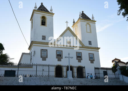 Die historische Kirche von Santo Antonio von Barra in Salvador Bahia in Brasilien Stockfoto