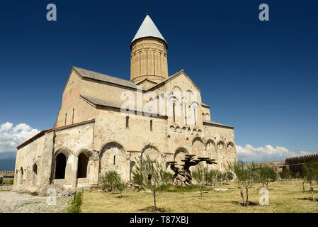 Alaverdi Kloster, der größten heiligen Objekte in Georgien, in der Region Kachetien Telavi entfernt, in der Nähe der Stadt. Stockfoto