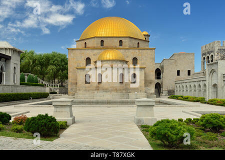 Ansicht der osmanischen Moschee Moschee, Rabat Festung in Akhaltsikhe, Georgia. Stockfoto