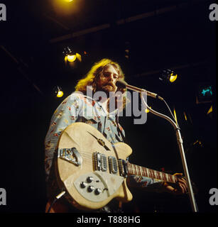 Byrds London, Grossbritannien - 1971, (Foto Gijsbert Hanekroot) *** Local Caption *** Byrds, der Clarence White Roger mcguinn Stockfoto