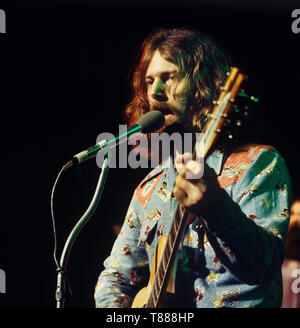 Byrds London, Grossbritannien - 1971, (Foto Gijsbert Hanekroot) *** Local Caption *** Byrds, der Clarence White Roger mcguinn Stockfoto