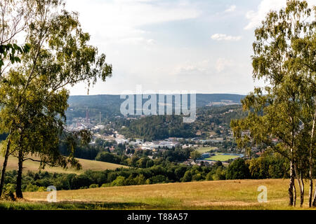 Grenze Festungen aus dem Zweiten Weltkrieg in der Tschechischen Republik Stockfoto