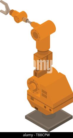 Auto robot Factory - Symbol, isometrische Stil Stock Vektor