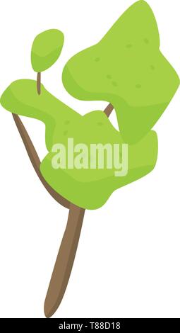 Tropischen Baum Symbol, isometrische Stil Stock Vektor