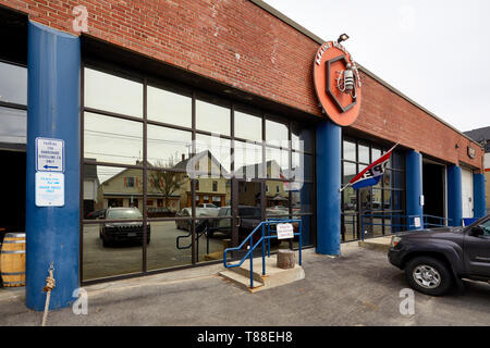 Maine Mead arbeitet auf der Washington Avenue in Porland Maine ICH Vereinigten Staaten USA Stockfoto