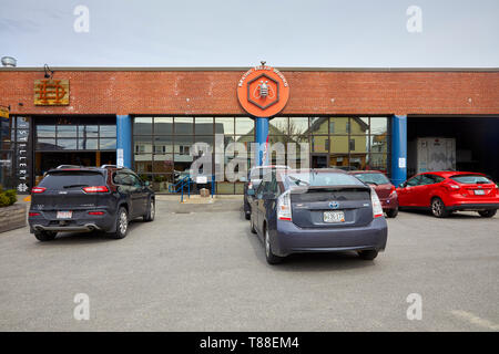 Maine Mead arbeitet auf der Washington Avenue in Porland Maine ICH Vereinigten Staaten USA Stockfoto