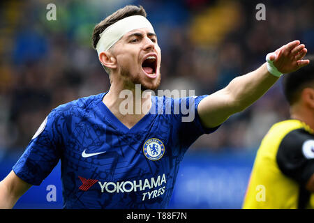 Jorginho von Chelsea - Chelsea v Watford, Premier League, Stamford Bridge, London, 5. Mai 2019 Editorial nur verwenden - DataCo Einschränkungen Stockfoto