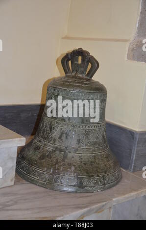 Innenraum der Kirche, Meana Sardo, Sadinia Stockfoto