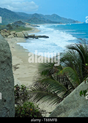 Tayrona Nationalpark, Santa Marta, Kolumbien Stockfoto