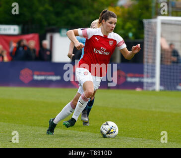 BOREHAMWOOD, Großbritannien - 11. Mai: Vivianne Miedema von Arsenal während der Frauen Super League Spiel zwischen Arsenal und Manchester City FC Frauen an der Wiese Park Stadium, Langeweile Holz am 11. Mai 2019 in Peterborough, England Credit Aktion Foto Sport Stockfoto