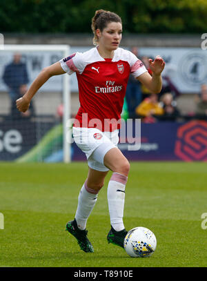 BOREHAMWOOD, Großbritannien - 11. Mai: Vivianne Miedema von Arsenal während der Frauen Super League Spiel zwischen Arsenal und Manchester City FC Frauen an der Wiese Park Stadium, Langeweile Holz am 11. Mai 2019 in Peterborough, England Credit Aktion Foto Sport Stockfoto