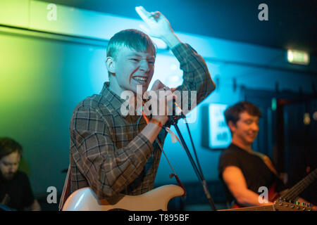 Brighton, UK, 11. Mai, 2019. Bonifatius durchführen an den 2019 Edition von The Great Escape Festival. Credit: Roger Garfield/Alamy leben Nachrichten Stockfoto