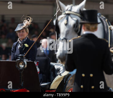 Windsor, Großbritannien. 12. Mai 2019. Sophie Wessex im Royal Windsor Horse Show. Credit: Maureen McLean/Alamy leben Nachrichten Stockfoto