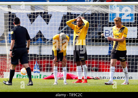 HEERENVEEN, 12-05-2019, Abe Lenstra Stadion, Saison 2018 - 2019, niederländische Eredivisie, NAC besiegt nach dem Spiel Heerenveen - NAC.. Stockfoto