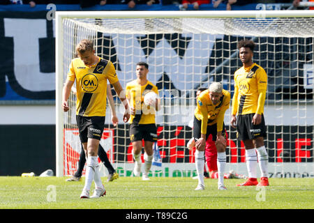 HEERENVEEN, 12-05-2019, Abe Lenstra Stadion, Saison 2018 - 2019, niederländische Eredivisie, NAC Breda niedergeschlagen während des Spiels Heerenveen - NAC. Stockfoto