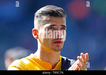 HEERENVEEN, 12-05-2019, Abe Lenstra Stadion, Saison 2018 - 2019, niederländische Eredivisie, NAC defender Menno Koch besiegte nach dem Spiel Heerenveen - NAC. Stockfoto