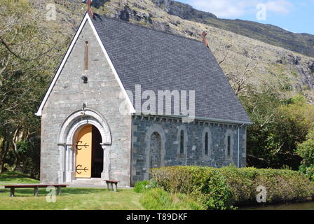 St. Finbarr Oratorium, Gougane Barra, West Cork, Irland Stockfoto