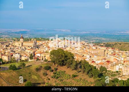 Italien, Sizilien, Militello in Val di Catania, UNESCO Weltkulturerbe Stockfoto