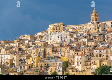 Italien, Sizilien, Caltagirone, UNESCO-Weltkulturerbe, das historische Zentrum Stockfoto