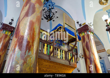 Die Aschkenazi Ari-Synagoge. Safed (Tzfat), Israel Stockfoto