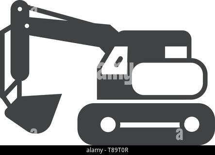 Crane machine Symbol-Vektor symbol Kran Symbol. Stock Vektor