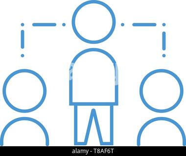 Netzwerksymbol. Vektor networking das Symbol Stock Vektor