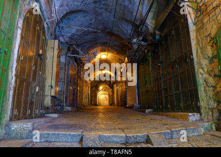 Chain Gate Street, Altstadt von Jerusalem, Israel Stockfoto