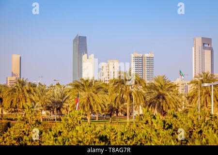 Architektur von Kuwait City. Kuwait City, Kuwait. Stockfoto