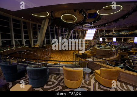 Two70 (modernes Theater), Anthem of the Seas, Royal Caribbean Cruise Ship. Stockfoto
