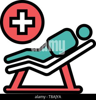 Notaufnahme icon-Vektor Notaufnahme healthcare, medical Symbol. Stock Vektor