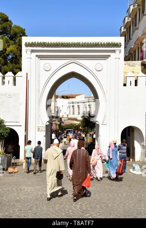 Marokko, Tanger Tetouan region, Tanger, die Medina, Altstadt, Bab el Fahs Stockfoto