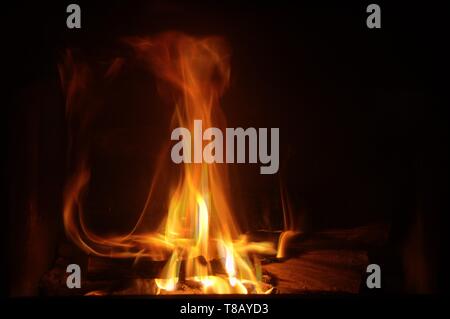 Home Feuer im Herzen der Toskana, Florenz Stockfoto