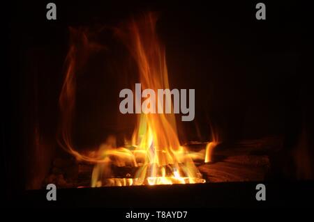 Home Feuer im Herzen der Toskana, Florenz Stockfoto